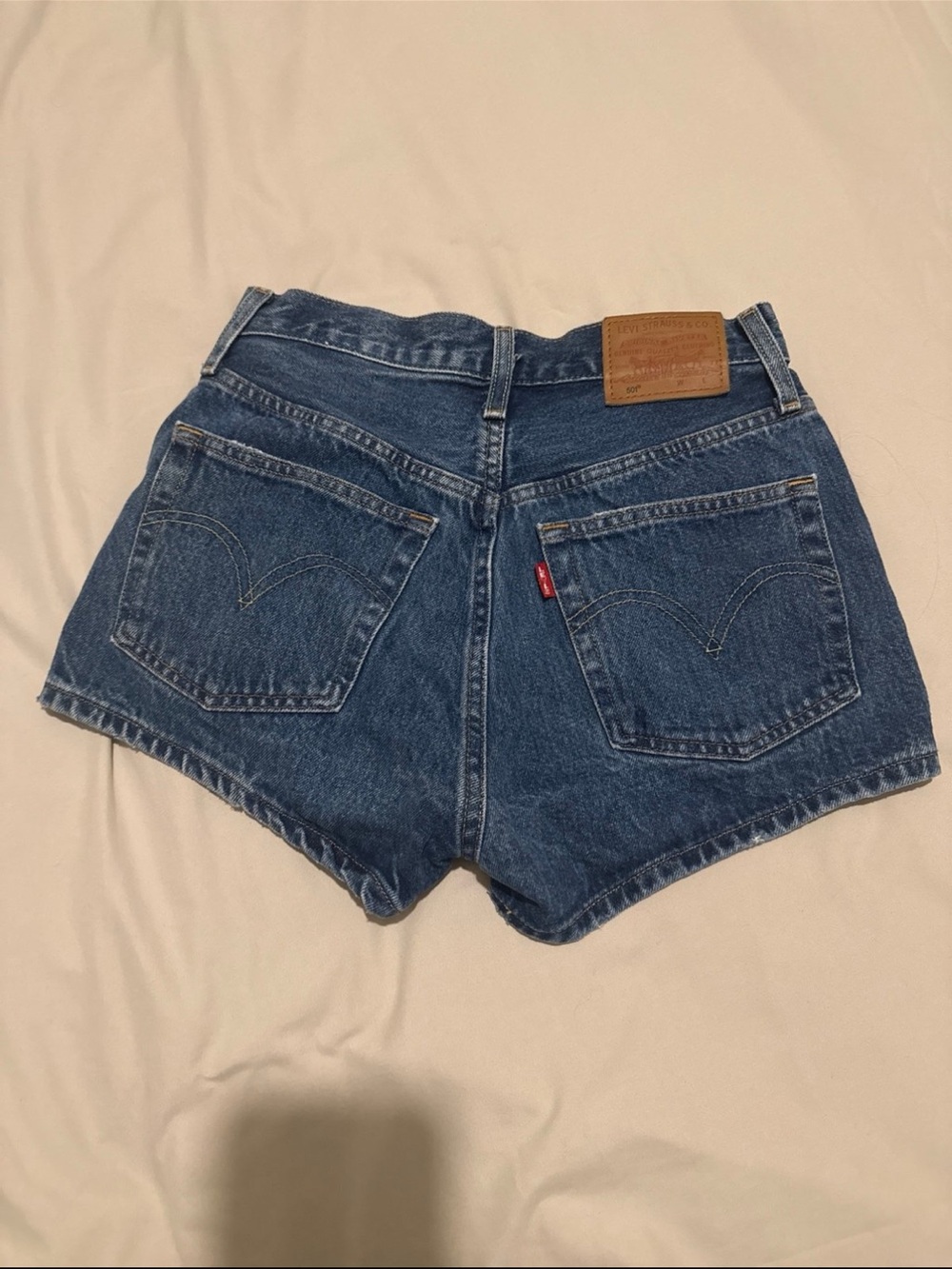 Levi's 501 High-Waist Denim Shorts